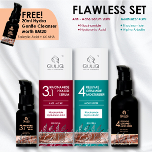 Flawless Set (Niacinamide Hyacid Serum + Rejuvae Ceramide Moisturizer)